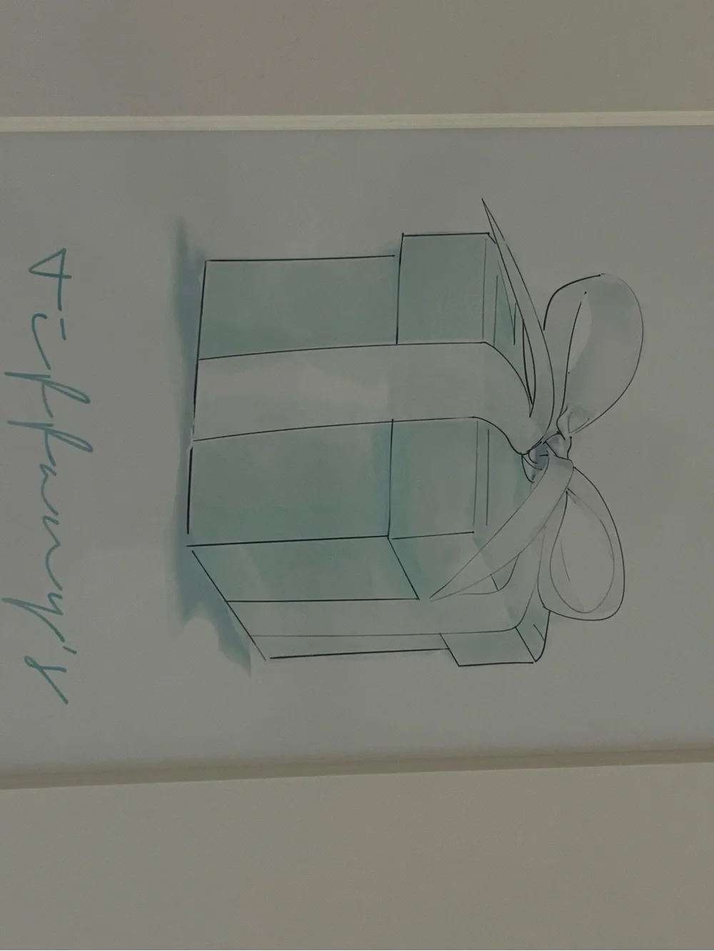 Tiffany and co inspired matted prints